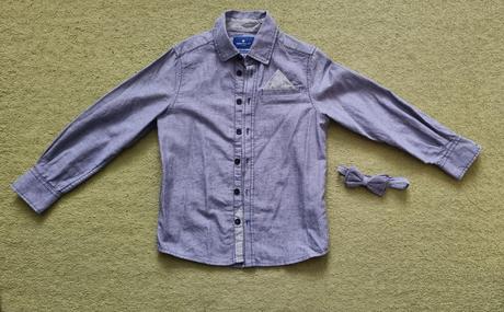 Chlapecká košile tom tailor s motýlem vel 116/122, tom tailor,116