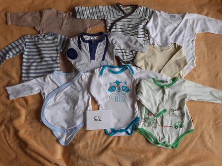 Dětské body bodýčko dlouhý rukáv 62, 62