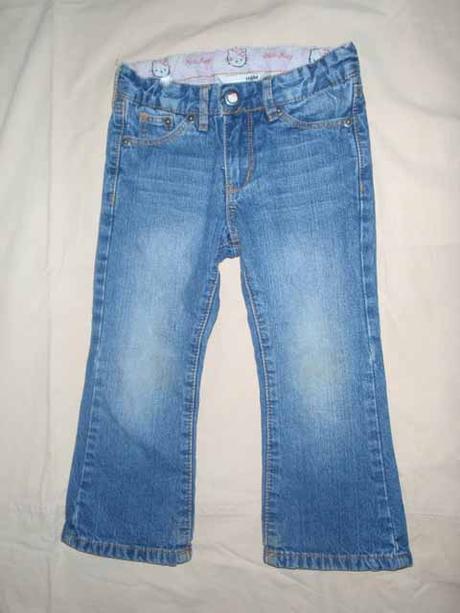 Džíny, rifle regulace v pase hello kitty h&m 98, h&m,98