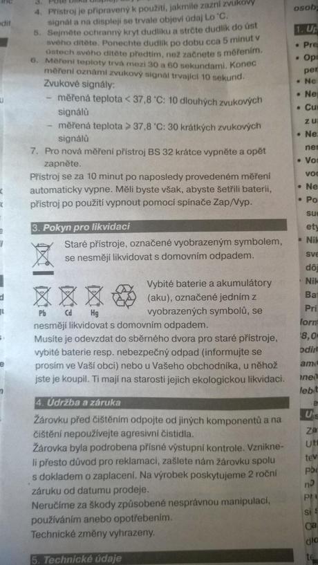 Digitální teploměr - dudlík,