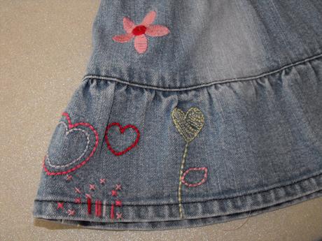 Džínsová volánová suknička ladybird, ladybird,86