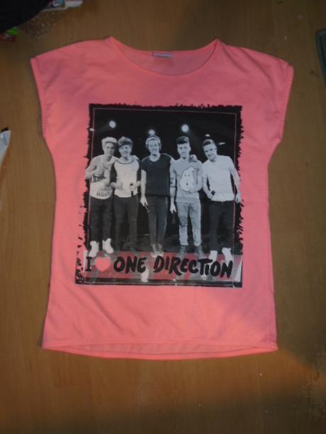 Tričko one direction 8-10l, 128 / 134 / 140