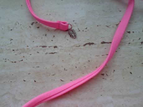 Růžové krajkové plavky plavková podprsenka, new yorker,m