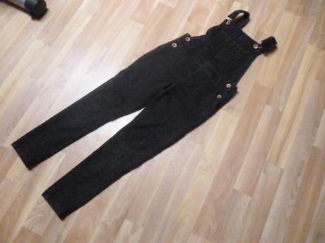 Elastické trhané rifle lacláky 7-8 denim, denim co,128