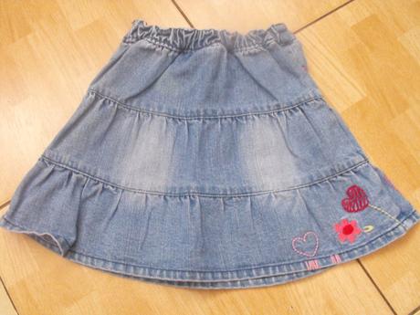 Džínsová volánová suknička ladybird, ladybird,86