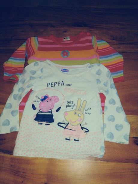 Dívčí trička peppa pig, 80