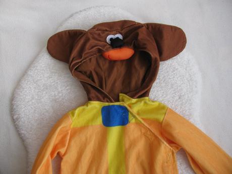 Karnevalový kostým-overal ahoj duggee,
