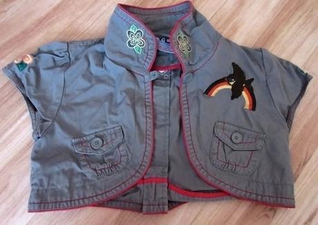 Plátěné bolerko, young dimension,158