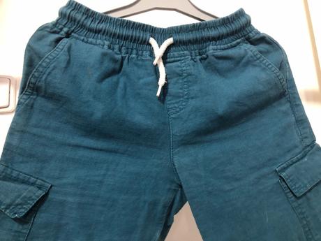 Plátěné cargo šortky, 122