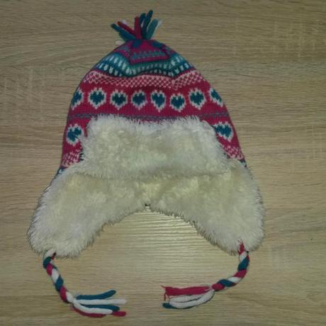Pletená čepice s kožešinkou vel. 74-80, john lewis,80