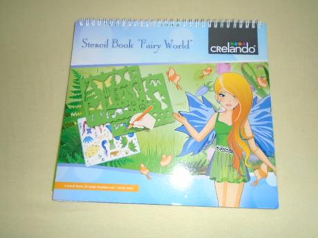 Kreativní kniha se šablonami svět víl,