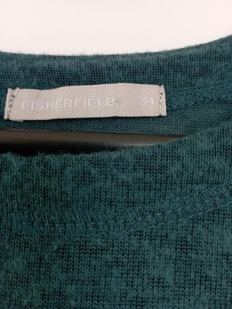 Prodloužený pulovr s kapsami - mechově zelený, gate,34