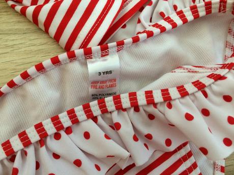 Dvoudílné plavky, vel. 3r., 98