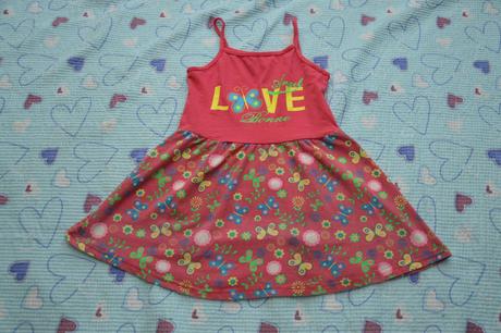 Letní šaty zástěrka do školky, 122