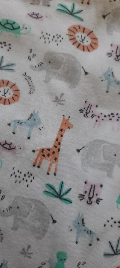 F&f bavlněný overal / pyžamko se zvířátky, f&f,68