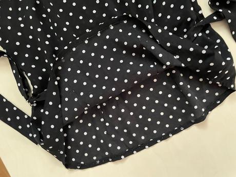 Puntík halenka s límečkem, vel xs, hm, h&m,xs