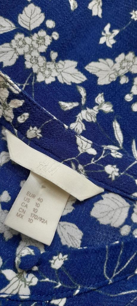 H&m halenkové květinové šaty, h&m,40