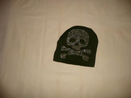 Čepice šála lebka 5-8 let, 116 / 122 / 128