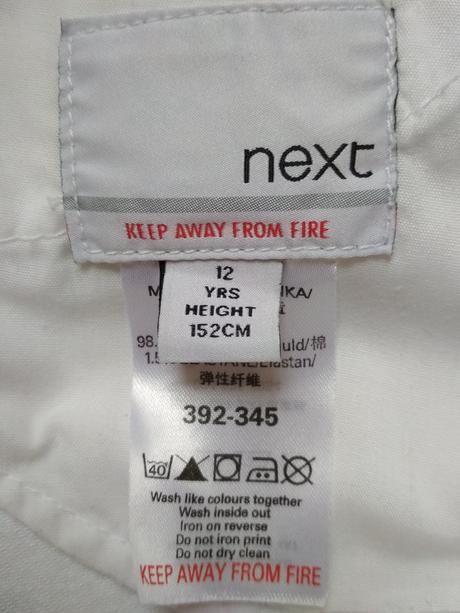 Dívčí tříčtvrteční kalhoty zn. next, next,152