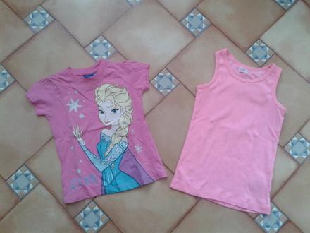 Tričko frozen + tílko zdarma, disney,104