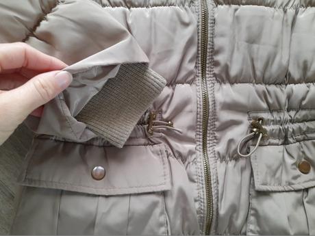 Krémová zimní bunda, reserved,36