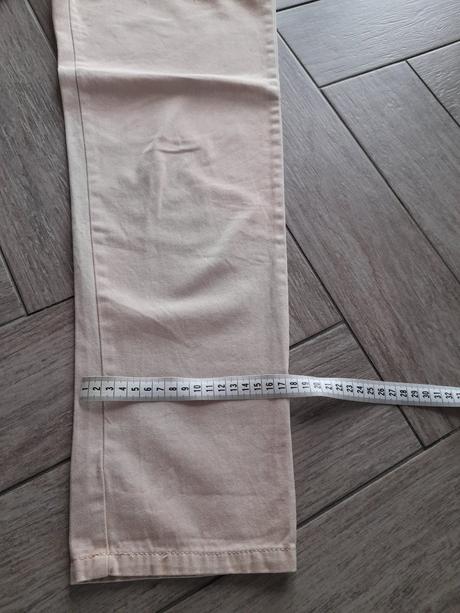 Béžové riflovinové "mrkváče" zn. gate, vel. 36, gate,36