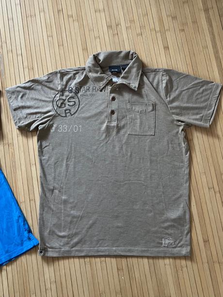 Set pánských triček kangol a g-star vel.l, l