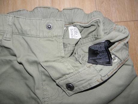 Chlapecké světlé khaki rifle / džíny h&m vel.134, h&m,134