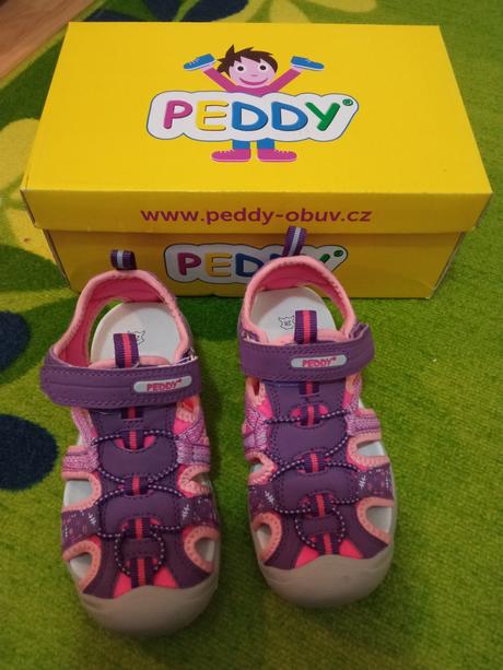 Letní polosandále peddy., peddy,28 / 29