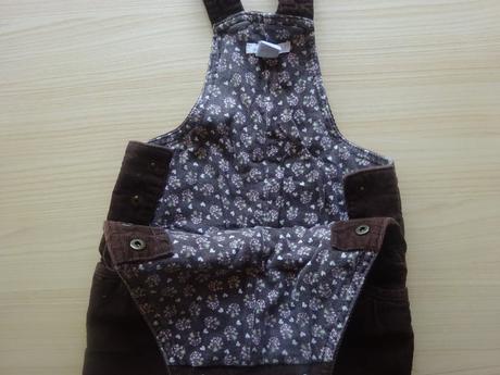 Hnědé manšestrové laclíky, vel. 74, h&m,74