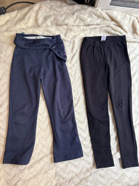 Sportovni teplaky modre 140, 140