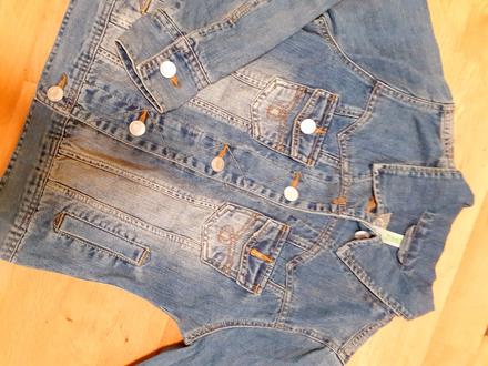 Dámská džínová bunda - vel. 38, s