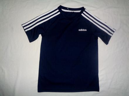 Tmavomodré funkční tričko adidas climalite, adidas,146