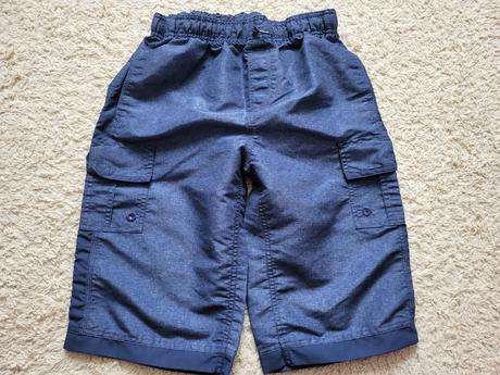 Modré tenké kraťasy 158/164, 158