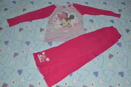 104 110 bavlněné pyžamko s minnie, disney,104