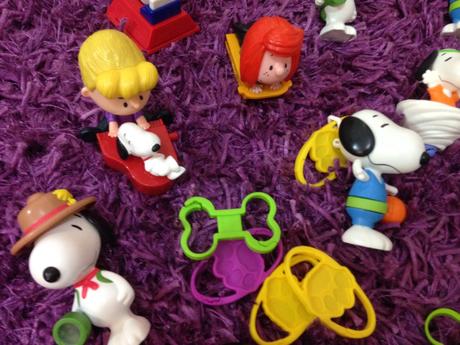 Figúrky z snoopy a charlie brown-peanuts vo filme, 