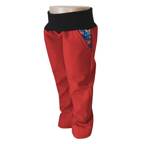 Softshellové kalhoty s fleecem, hasiči,, 80 - 152