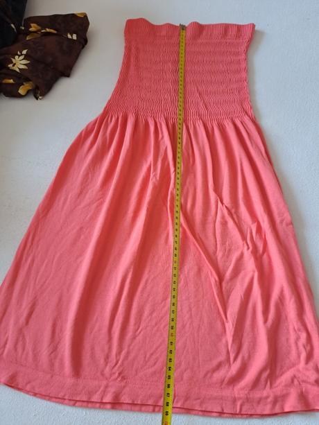 Šaty bez ramínek, s, s