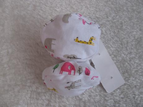 Novorozenecké bavlněné papučky, <17