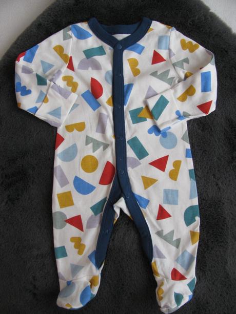 Barevné bavlněné dupačky na spaní v.4-6 měs., tu,68