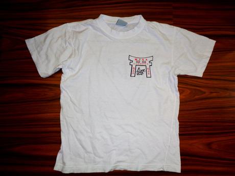 Bílé tričko s aplikacemi 146/152, 146