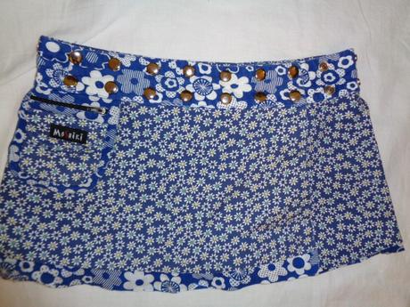 Exkluzivní zavinovací květovaná sukně - 140-158, 152