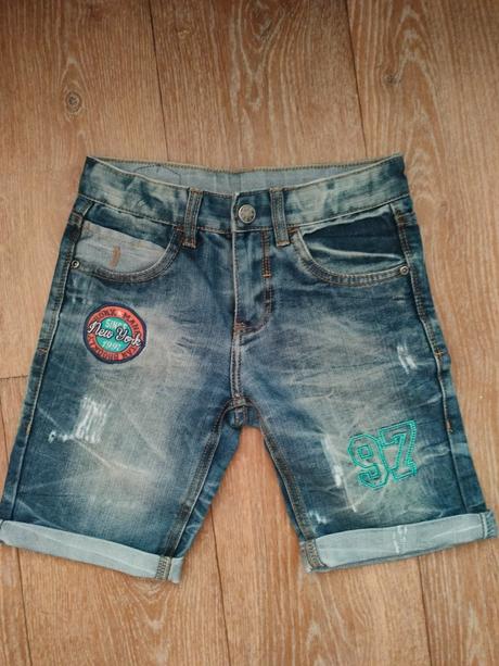 Džínové šortky velikost 134, 134