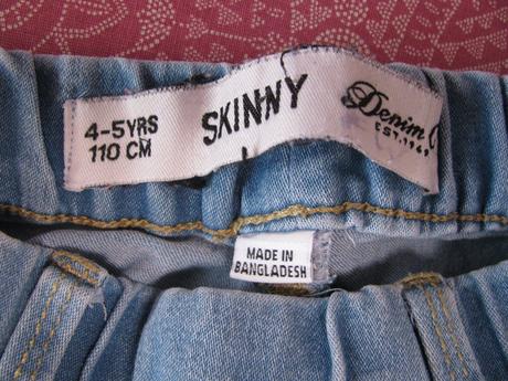 Elastické džíny skiny v pase do gumy denim co, denim co,110