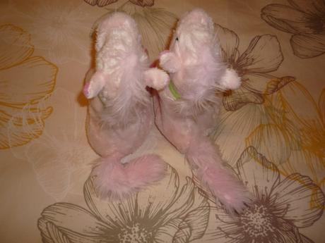 2x plyšový růžový koník, 