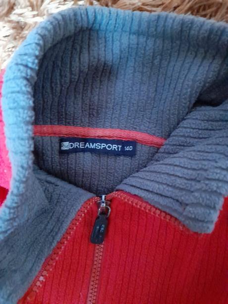 Mikina šedočervená sytá, 152