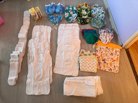 Látkové pleny s příslušenstvím, petit lulu,4 kg - 9 kg