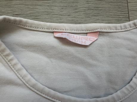 Dívčí bílé tričko s 3d aplikací lewro, vel 128/134, lewro,128