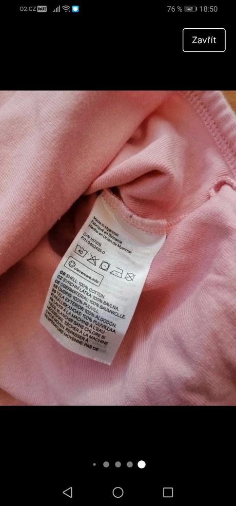 Dětské body na ramínka, h&m, h&m,86