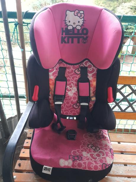 Dětská autosedačka růžová hello kitty, 